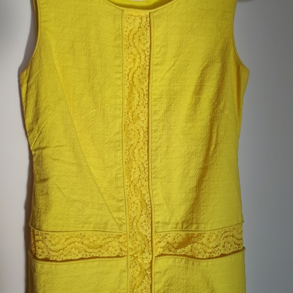 Yellow MOD 60s dress EUC - Picture 5 of 7